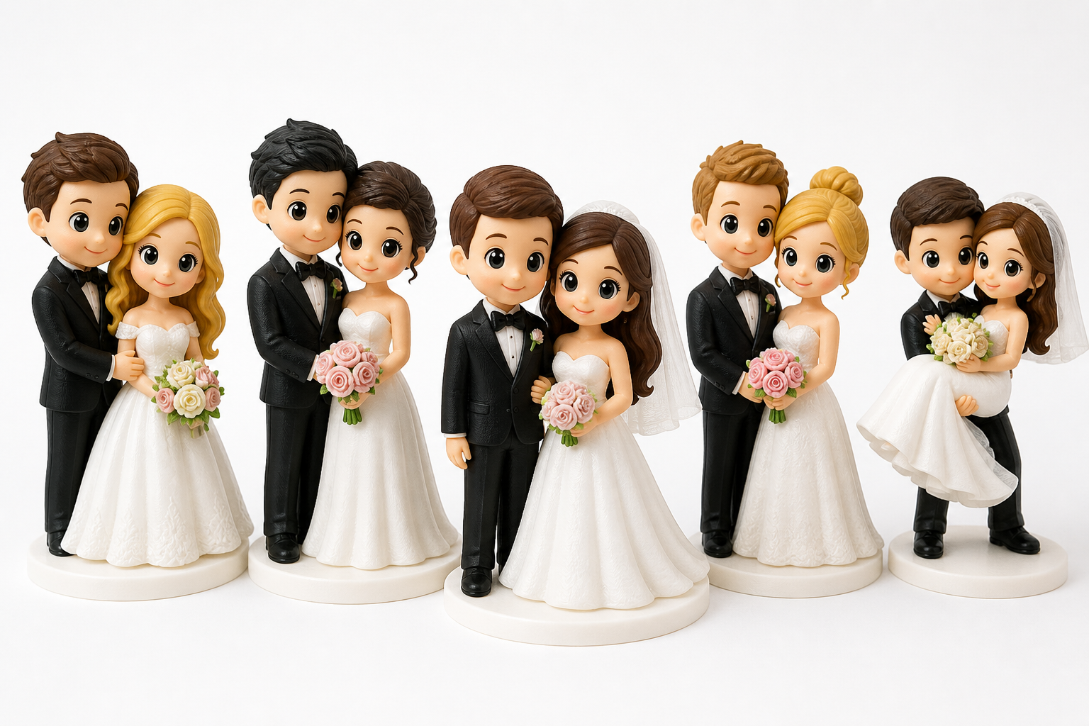 Figuras 3D personalizadas para eventos e casamentos